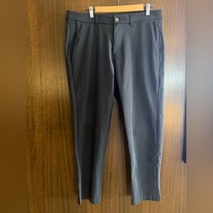 Lululemon Athletica Men's Commission Slim Fit Charcoal Dress Pants